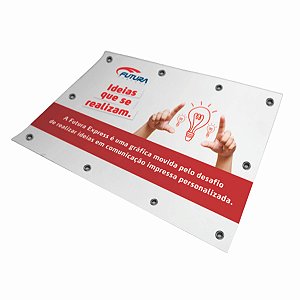 Impressão de Lona com Ilhós - m²