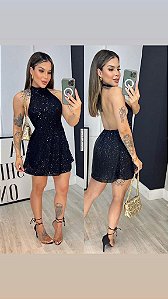 Vestido Glamour Paetê