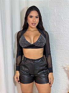 Jaqueta Bomber Tule