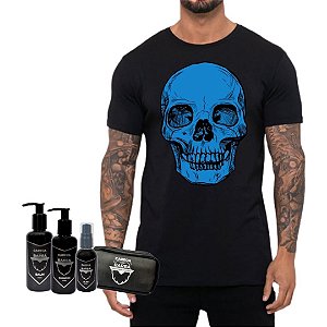 Kit+Camiseta Crânio