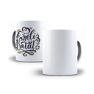 Caneca de cerâmica 325ml - Feliz natal (branca)