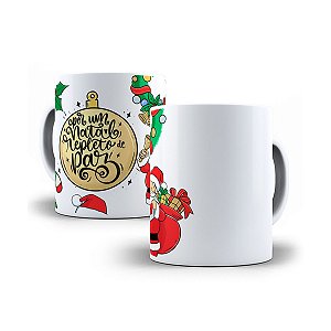Caneca de cerâmica 325ml - Natal de paz