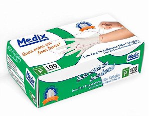 Luvas Proc. P Látex S/ Pó - Medix
