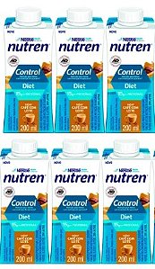 Nutren Control Café Com Leite 200ml - Kit com 6 unidades