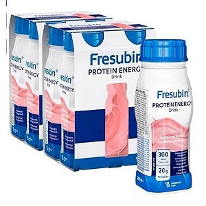 Fresubin Protein Energy Drink Frutas Vermelhas Kit Com 8 / 200ml - Fresubin
