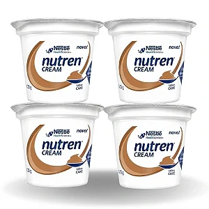 Nutren Cream Café 125G Copo Kit Com 4