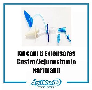 Kit c/ 6 Extensores Gastro/Jejunostomia - Hartmann