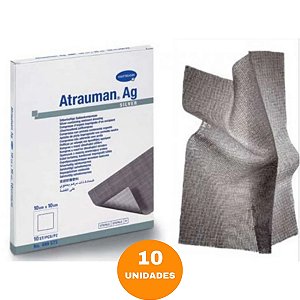 Curativo Atrauman AG 10x10 - Caixa c/ 10  - Hartmann