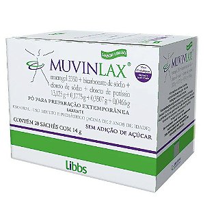 Muvinlax caixa com 20 sachês de 14g - Libbs