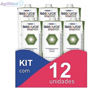 Isosource Soya Fiber - Kit com 12 unidades