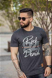 Camiseta Rock Denim Premium Longline