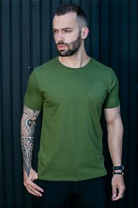 Camiseta Distrito Verde Militar Longline
