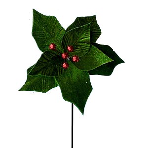 Poinsetia Xadrez Preto e Branco Com Guizo - Munique Home Decor