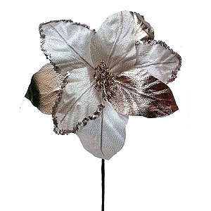 POINSETIA OURO VELHO E ROSE  29CM   G202599