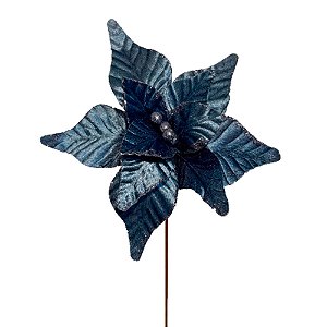 Poinsetia Xadrez Preto e Branco Com Guizo - Munique Home Decor