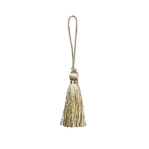 Tassel Marfim 8cm c/ 10 unidades F208958