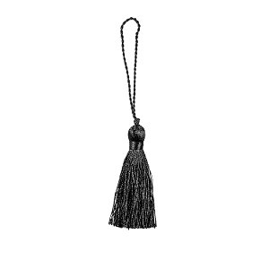 Tassel Preto 6cm c/ 10 unidades F208963