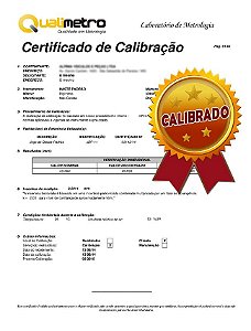 Certificado de Calibração