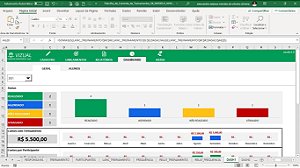 Planilha de Controle de Treinamentos em Excel 6.0