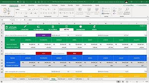 Pacote de Planilhas para Representantes Comerciais em Excel 6.0