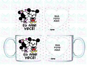 Canecas personalizadas com Fotos- EU AMO VOCÊ!