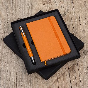 Kit executivo personalizado na caneta e bloco 13017 Minimo 100 unidades