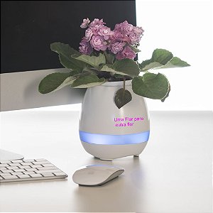 Vaso de planta musical com bluetooth e sensor de toque 2013