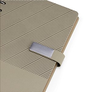 30 Caderno Fichário Couro Sintético 19140
