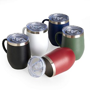 10 Canecas Térmica Inox 350ml 04081