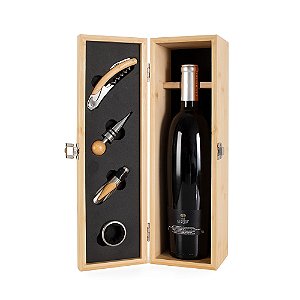 10 Kit Vinho Bambu 4 Peças 15361