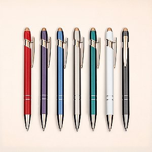 100 Canetas Metal Touch 05011A