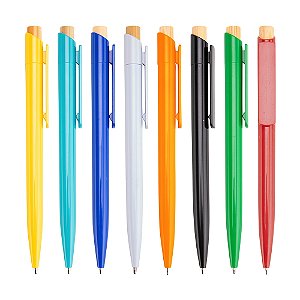 300 Canetas Plástica personalizadas 9229