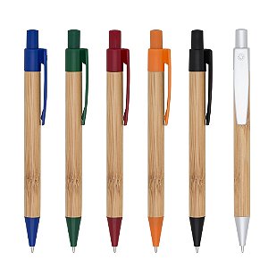100 Canetas Ecológica de Bambu 12172