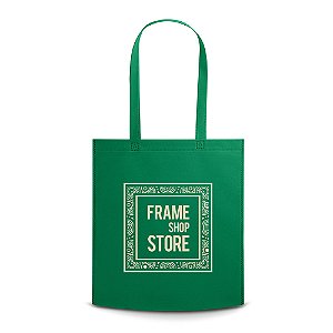 100 Sacolas em non-woven (80 g/m²) termo-selado com alças 22900