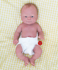 Bebê Reborn Menina Coco Malu 40 Cm Olhos Abertos Silicone Sólido Detalhes Reais Bebê Recém Nascida