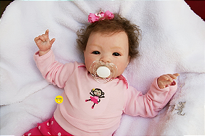 Bebê Reborn Menina Shyann 43 Cm Olhos Abertos Bebê Linda E Realista Em Promoção Por Tempo Limitado