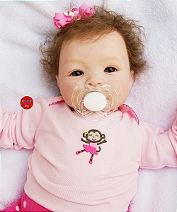 Bebê Reborn Menina Shyann 43 Cm Olhos Abertos Bebê Linda E Realista Em Promoção Por Tempo Limitado