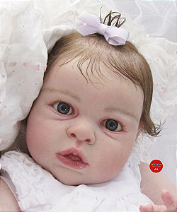 Bebê Reborn Menina Elliot 58 Cm Olhos Abertos Bebê Encantadora Quase Real Acompanha Lindo Enxoval