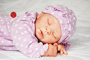 Bebê Reborn Menina Kaelin 40 Cm Olhos Fechados Detalhes Reais Lindíssima Parece Um Bebê De Verdade