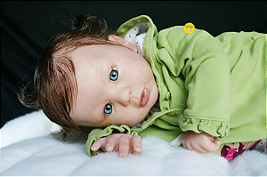 Bebê Reborn Menino Kylin 51 Cm Olhos Abertos Bebê Realista Lindo E Perfeito Acompanha Chupeta