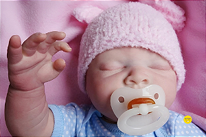 Bebê Reborn Menino Londyn 51 Cm Olhos Abertos Detalhes Reais De Um Bebê De Verdade Promoção