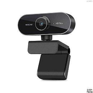 Webcam HD Full 1080 USB com Microfone para Vídeo Conferência WCAM001