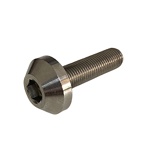 PARAFUSO EIXO FEMEA TITÂNIO CÔNICO RUN BMX UNIDADE