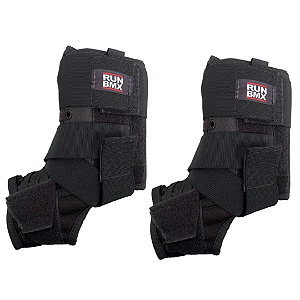 TORNOZELEIRA RUN BMX TAMANHO P PRETA - PAR