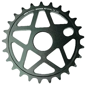 COROA DRB BIKES DOZEN V2 25 DENTES PRETO
