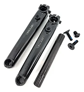 DOAÇÃO - Pedivela 3 Peças BMX GTA 170mm Preto