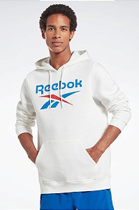 Moleton Reebok Com Capuz Logo