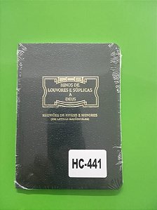 HC-441 HINÁRIO INFANTIL COM LETRA MAISCULA