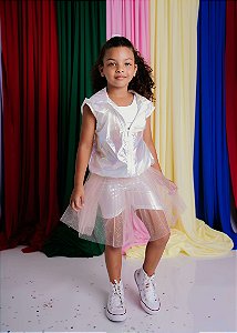Conjunto Carnaval Branco Platinado