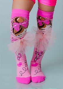 Par de Meias Bailarina 3D